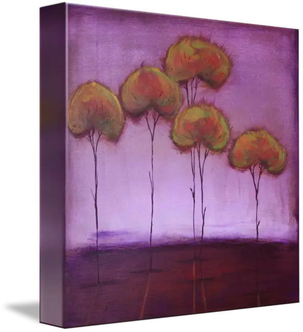 Abstract Tree Art on Canvas