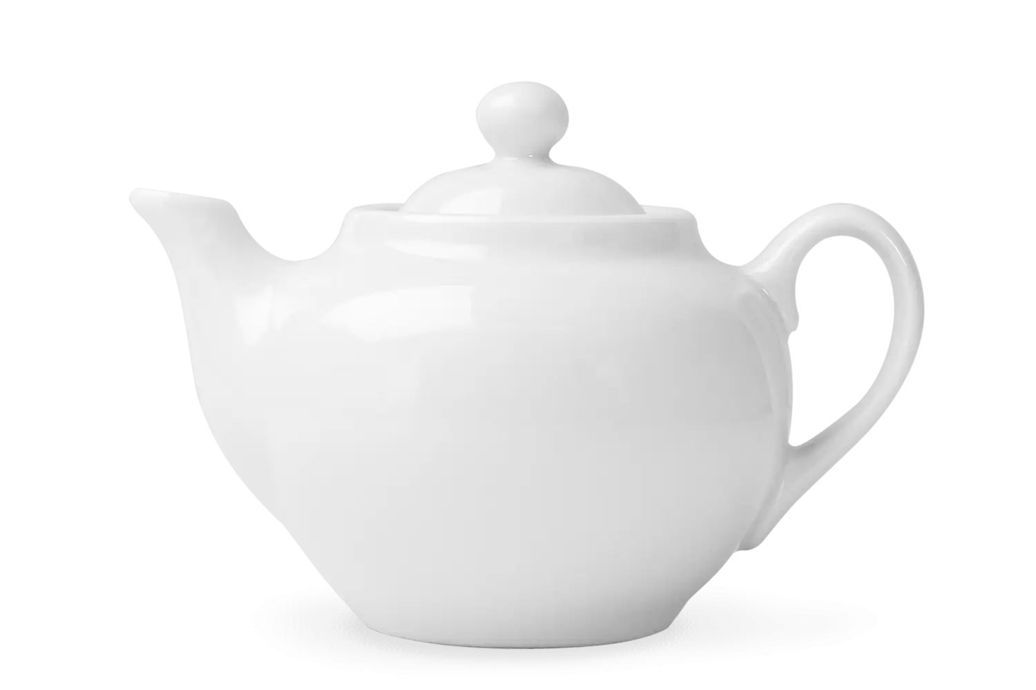 Classic White Teapot