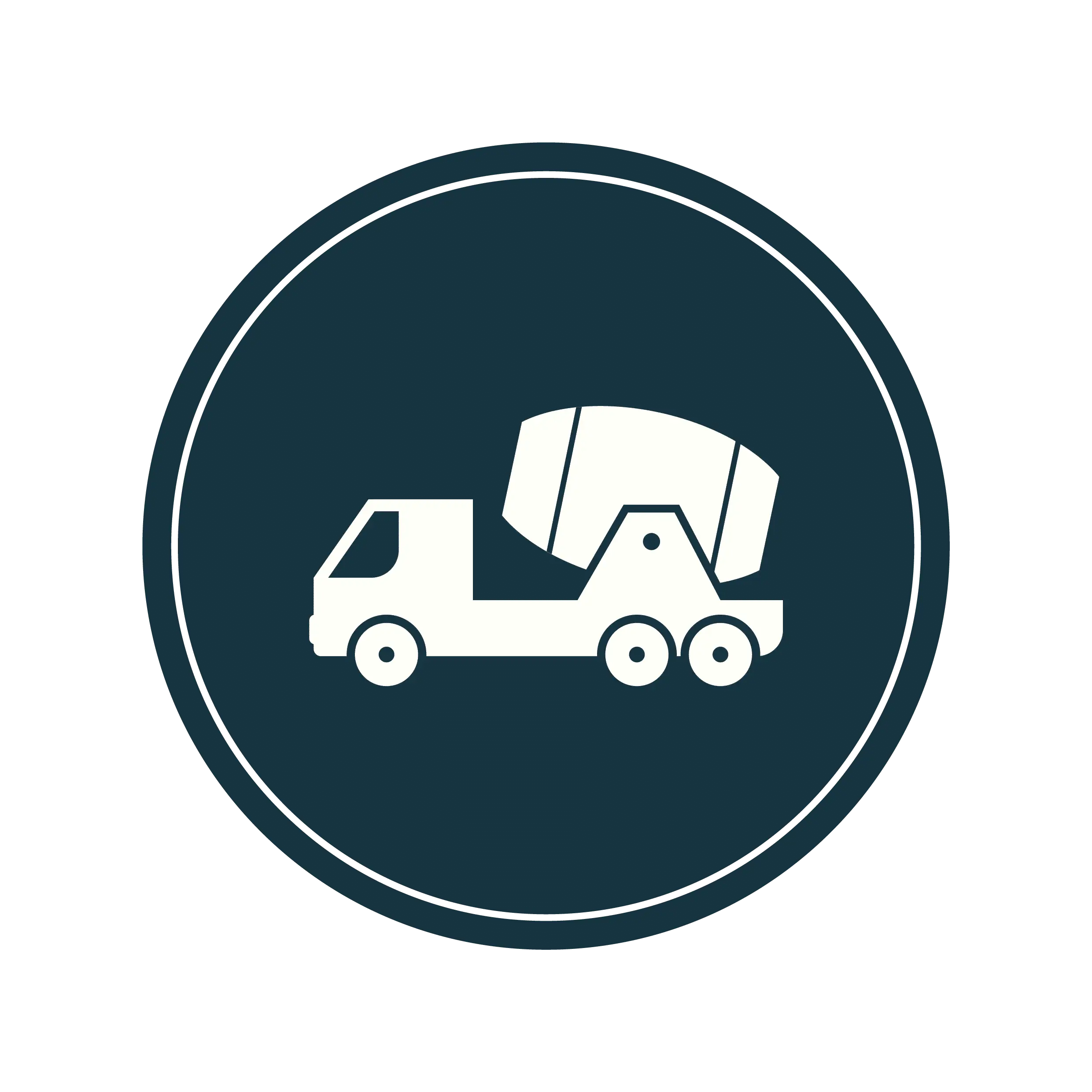 Cement Mixer Truck Icon