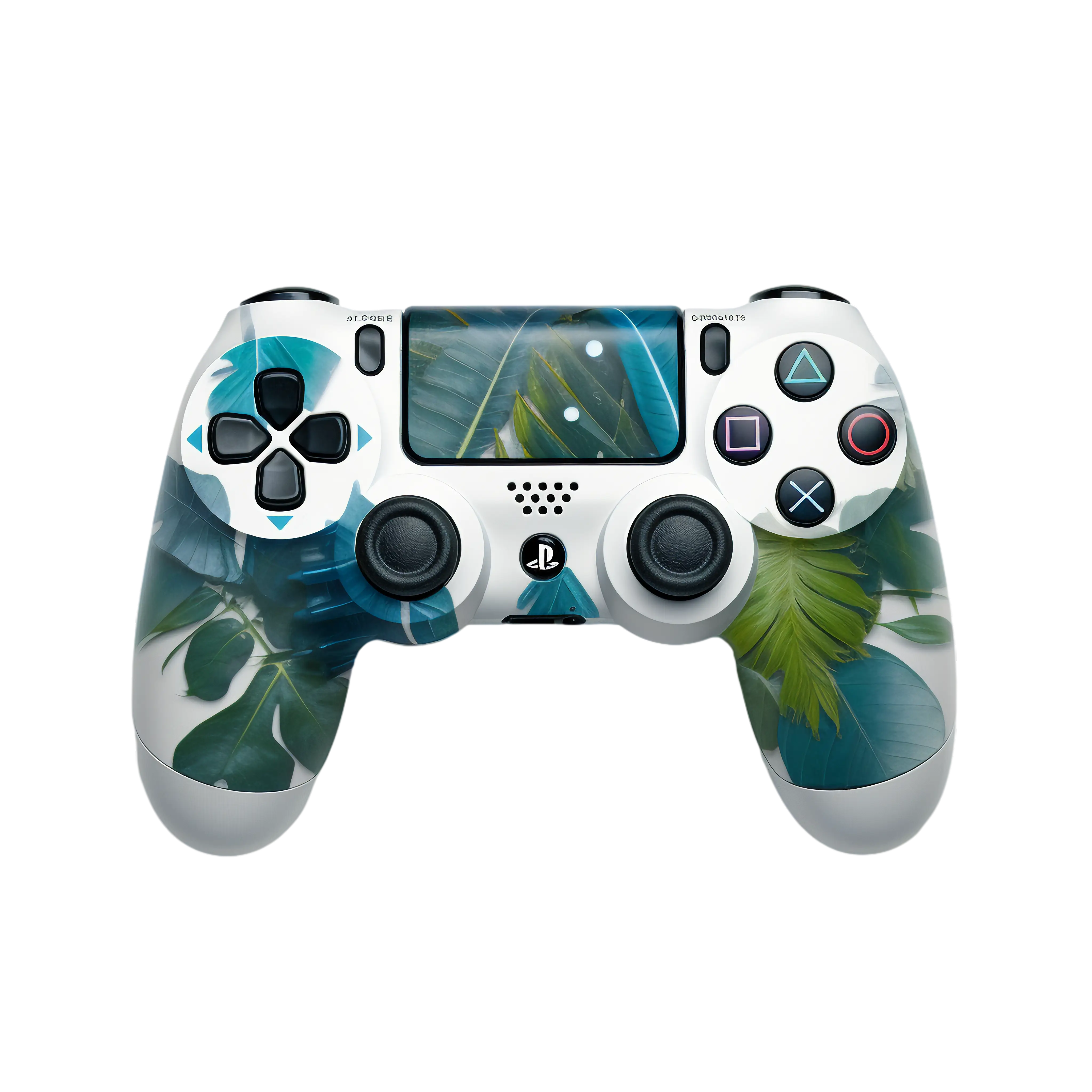 Video Game Controller with Decorative Floral Design