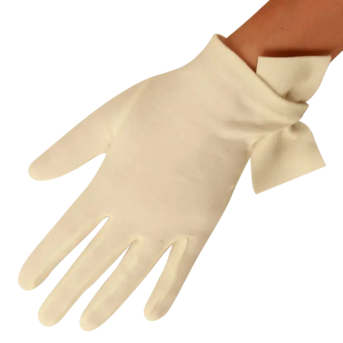 White Fabric Glove