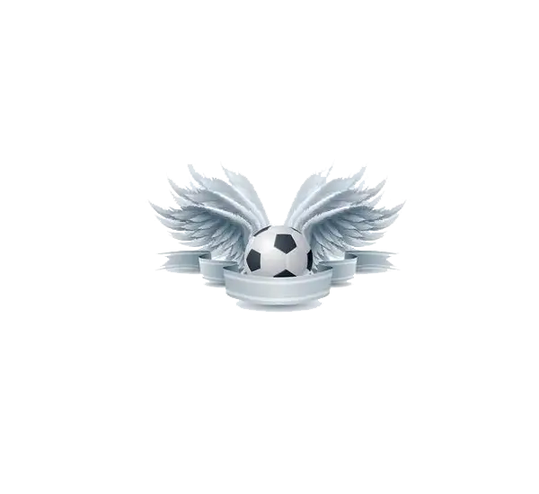 Soccer Ball with Wings and Trophy
