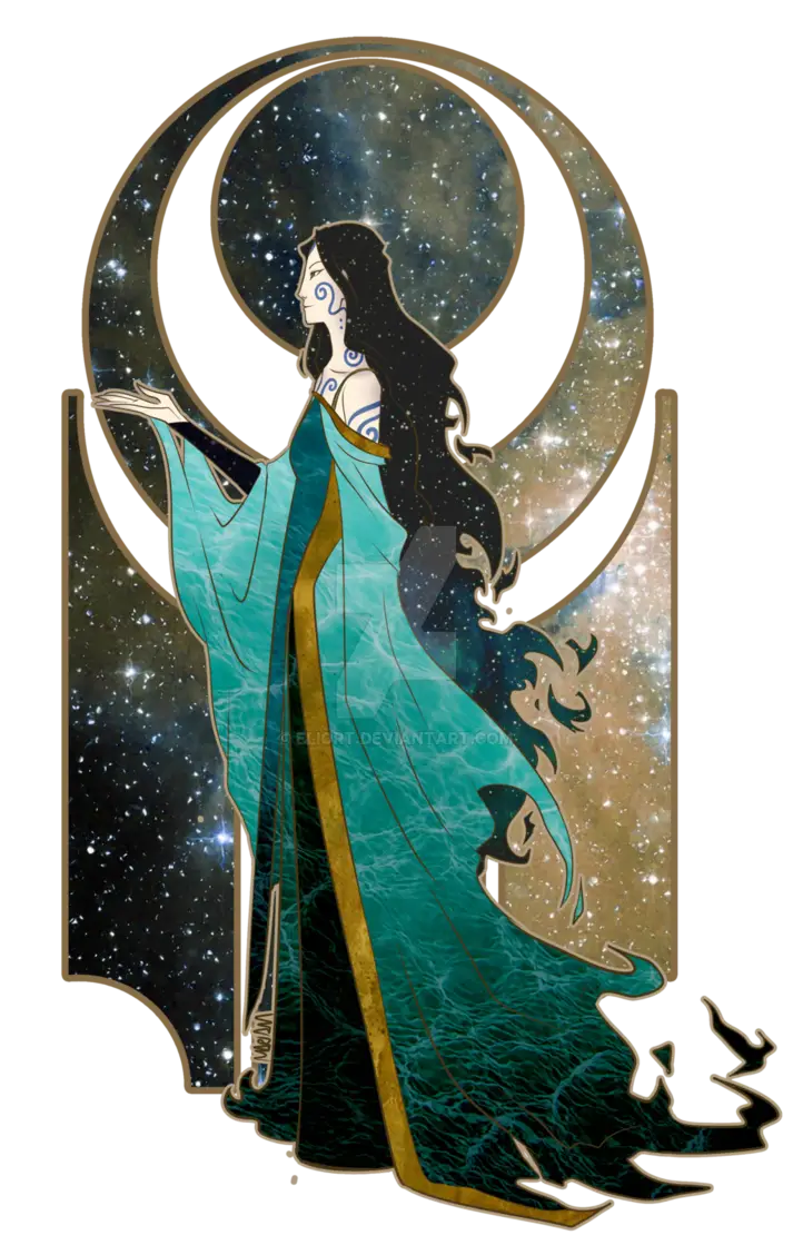 Cosmic Goddess Illustration