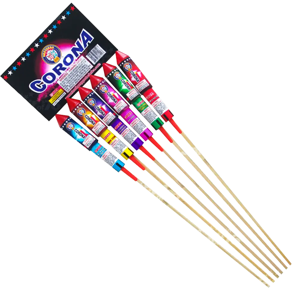 Corona Fireworks Rockets