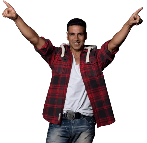 Man in Plaid Shirt Pointing Up