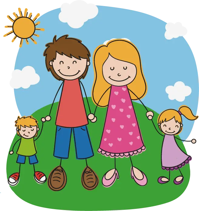 Happy Family in the Park