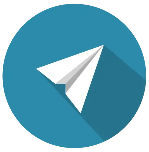 Paper Airplane Icon for Messaging