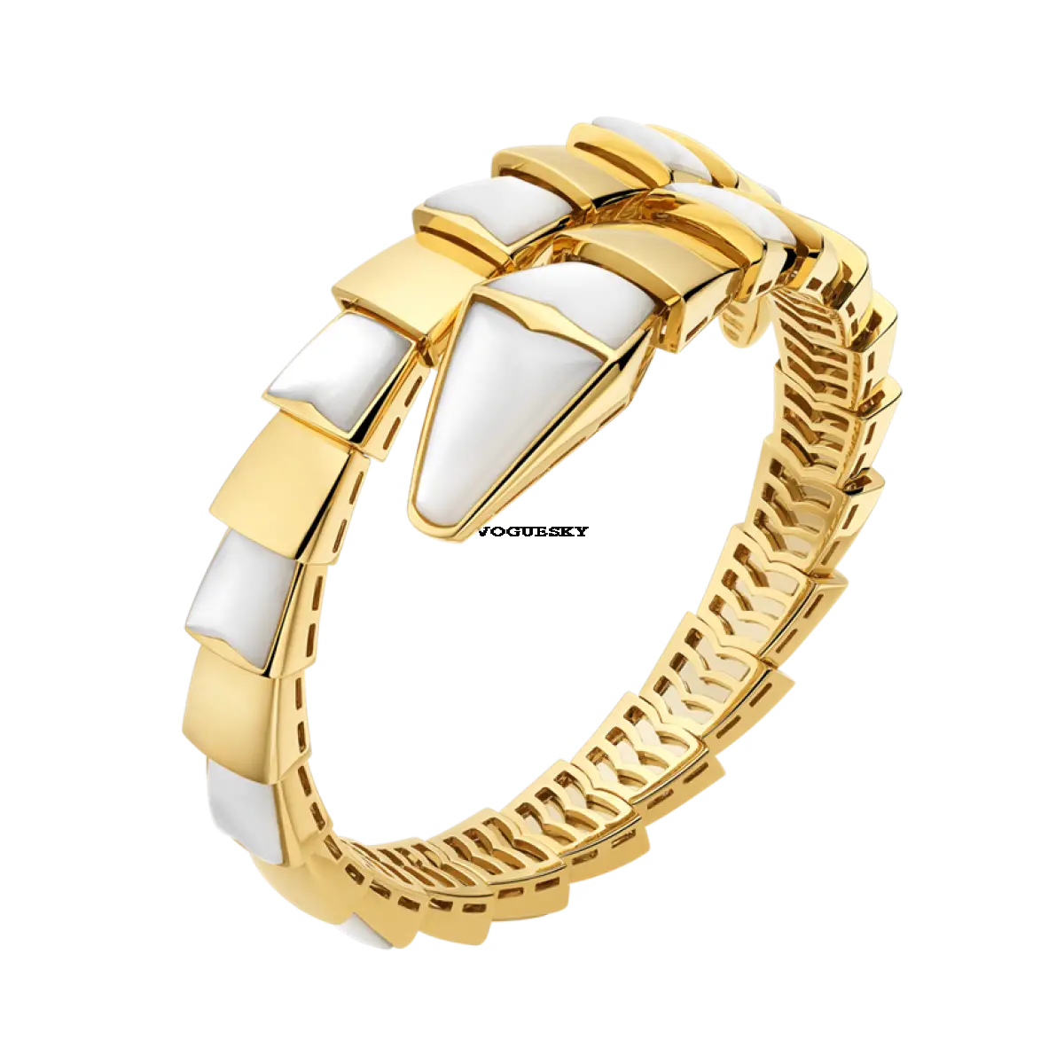 Gold and White Luxury Bracelet Design