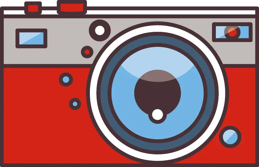 Red Camera Illustration
