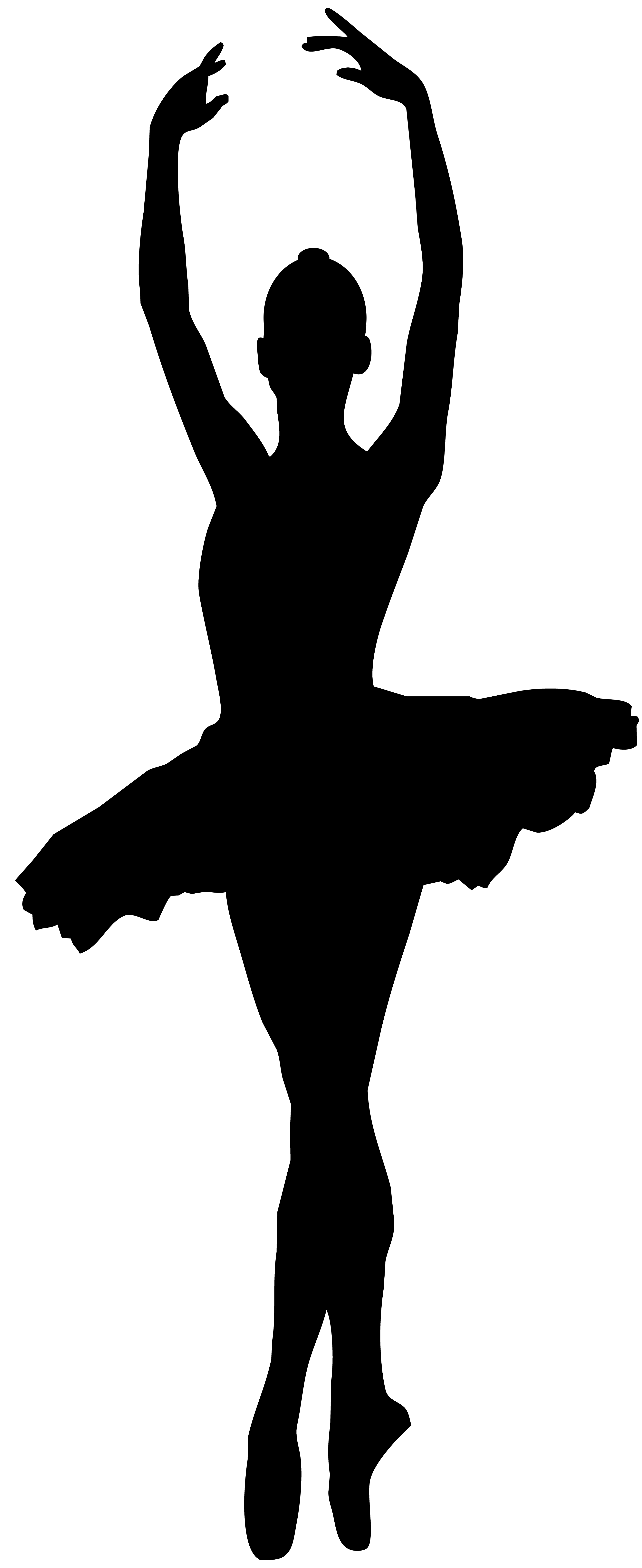 Black Ballerina Silhouette