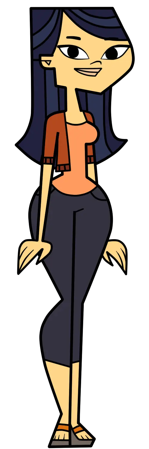 Animated Cartoon Girl Character