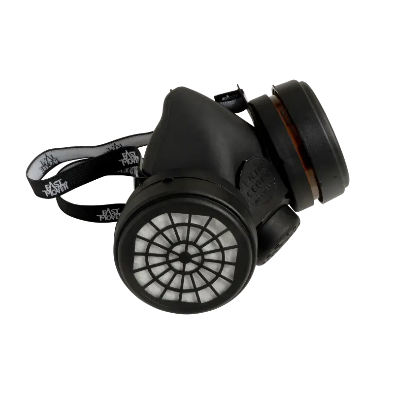 Black Ventilator Gas Mask for Protection