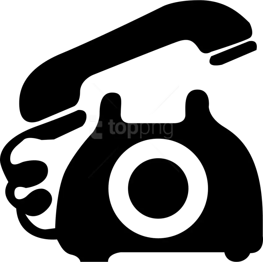 Black Retro Telephone