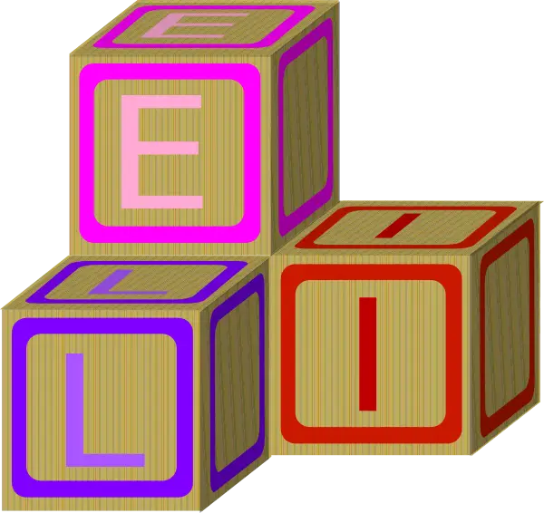 Colorful Alphabet Block Toy