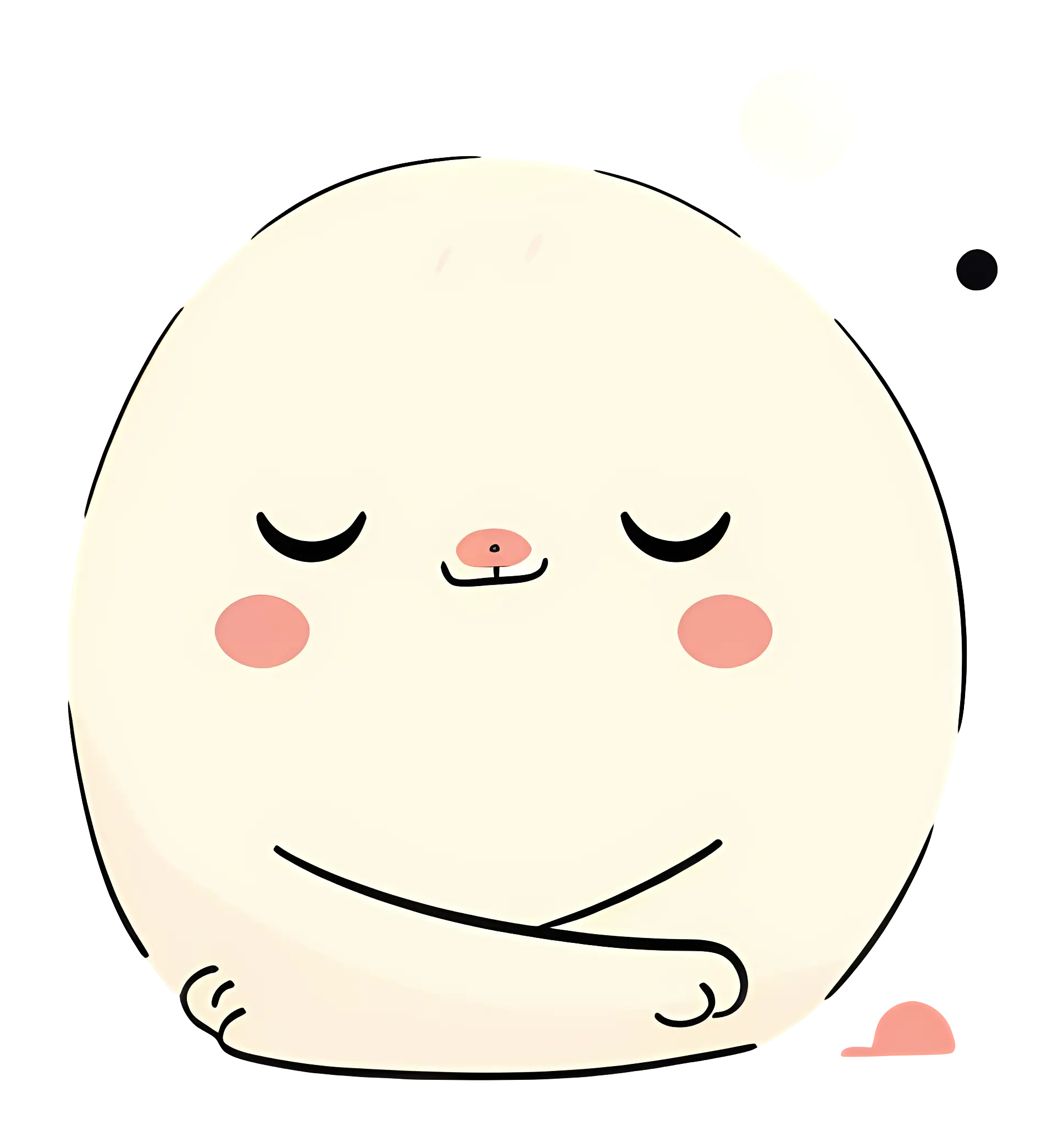 Cute Round Doodle Animal