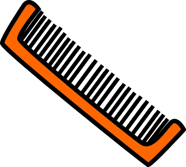 Orange and Black Comb