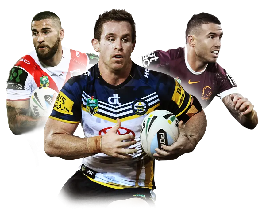 Dynamic Rugby Players in Action