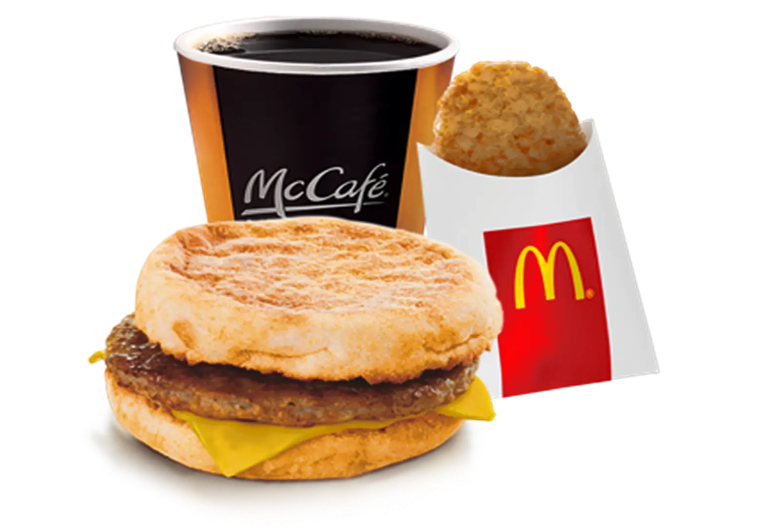 McDonald&#039;s Breakfast Meal with Coffee