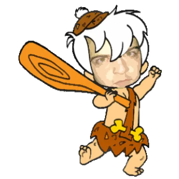 Cartoon Caveman Character