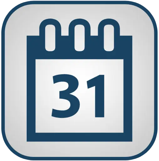 31st Date Calendar Icon