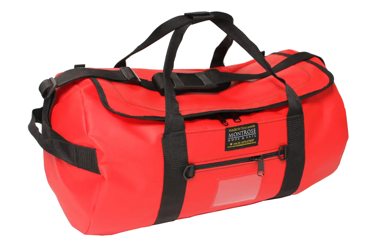 Bright Red Duffle Bag