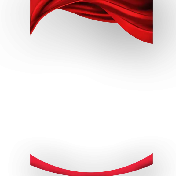 Elegant Red Fabric Drape