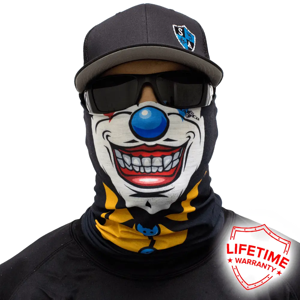Clown Mask with Sunglasses and Hat