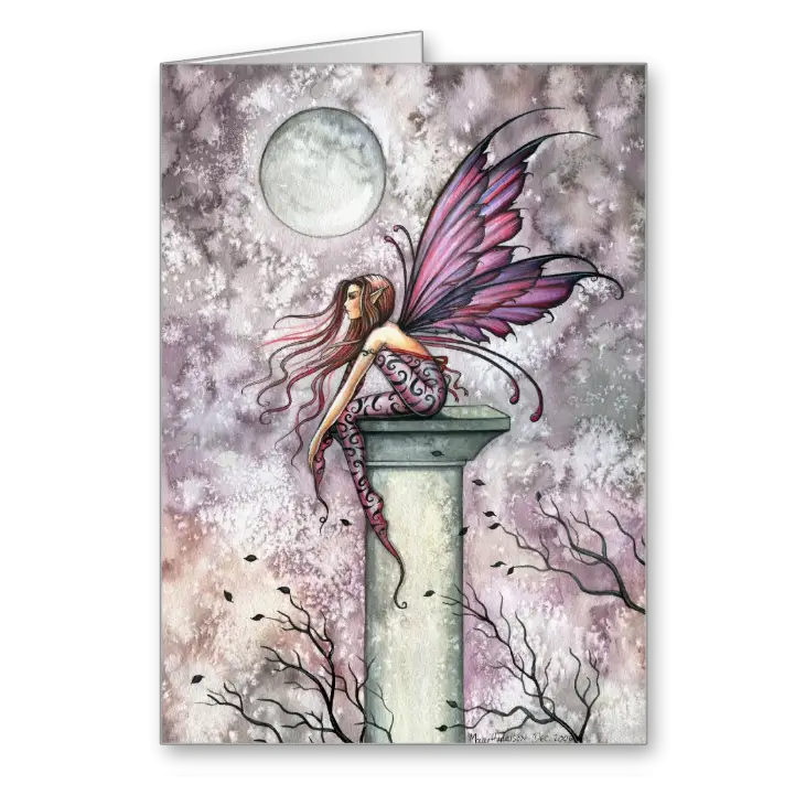 Fairy Sitting on a Pillar