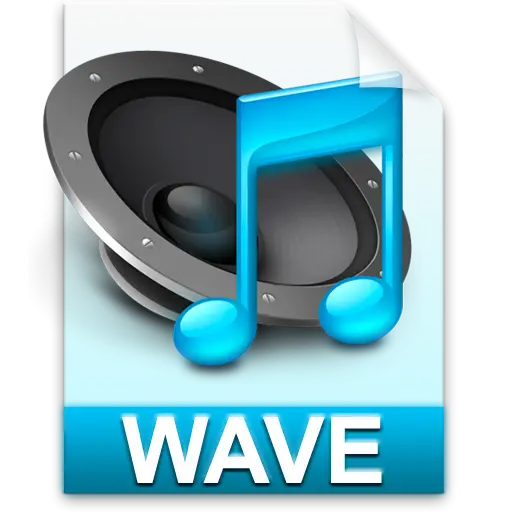 Wave Icon for Audio Files