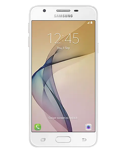 Samsung Smartphone with Displayed App Interface
