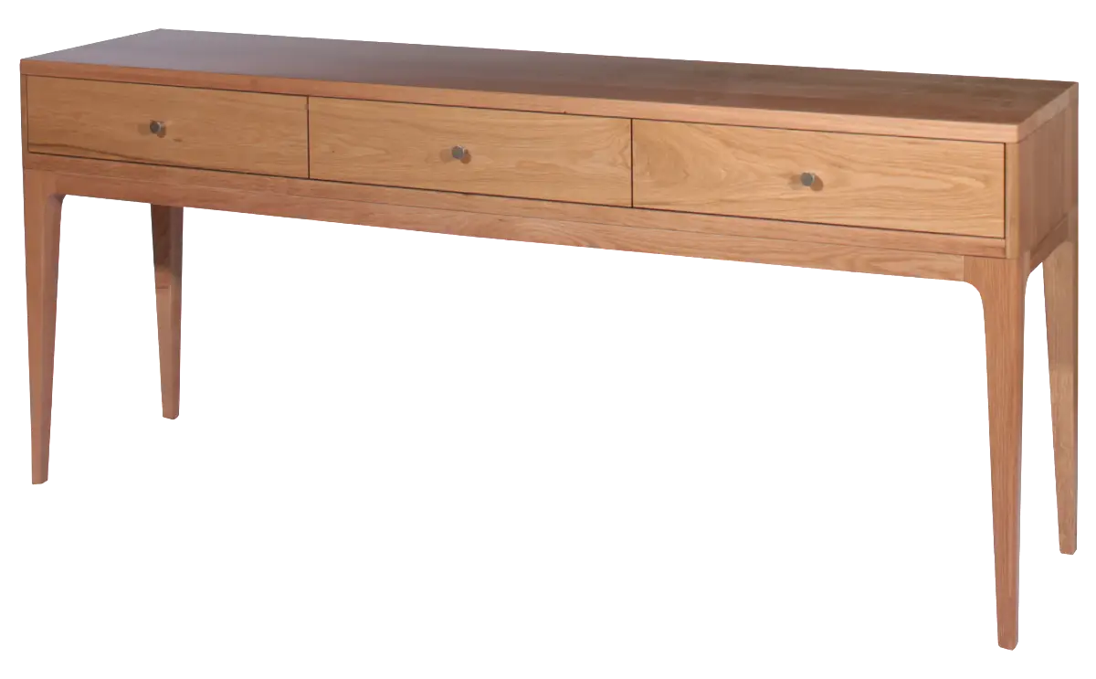 Elegant Wooden Console Table with Drawers
