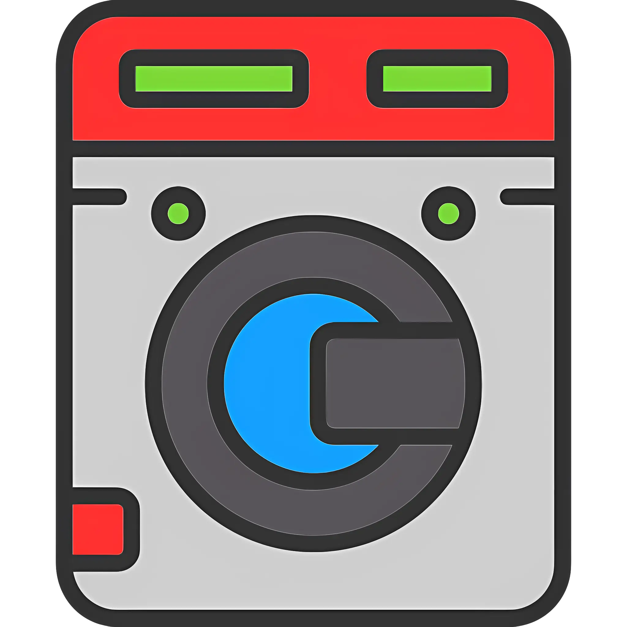 Cartoon Washing Machine