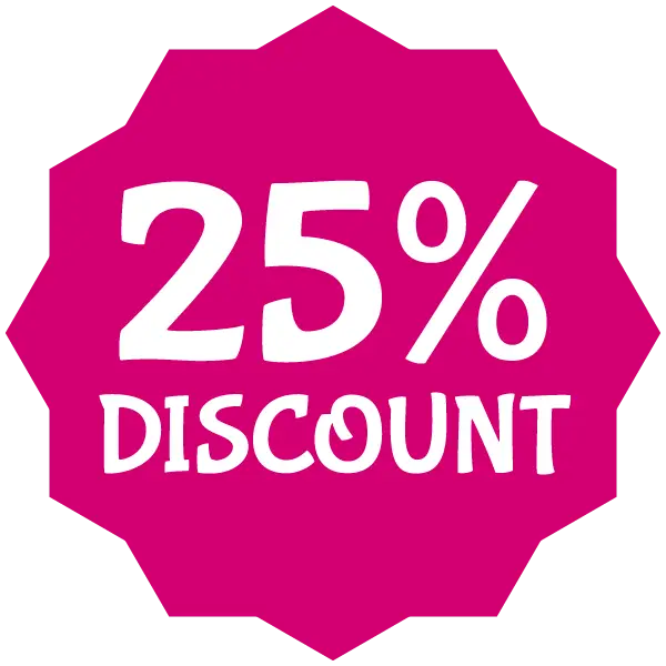 25% Discount Promotion