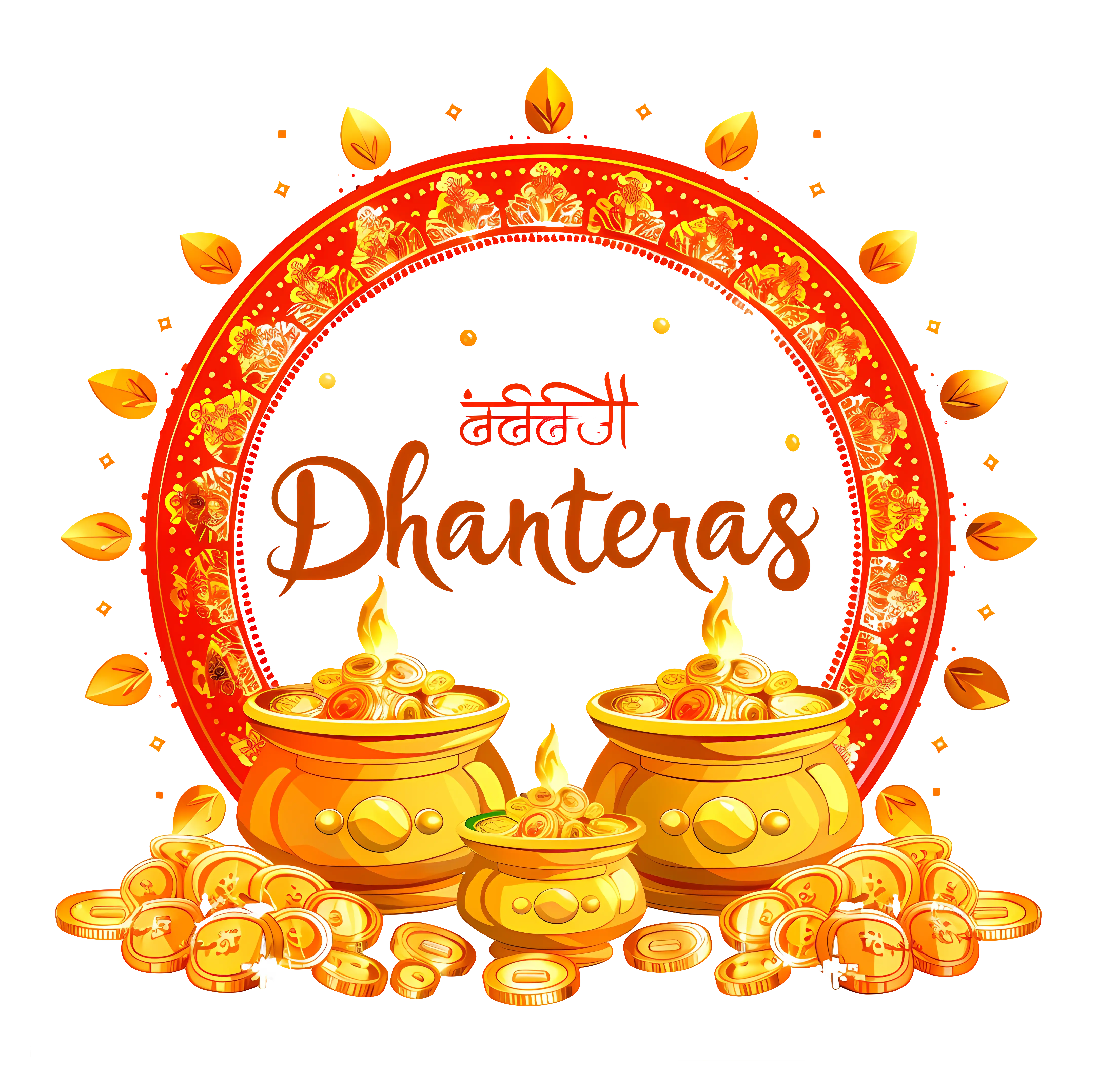 Dhanteras Festival Wealth Symbols