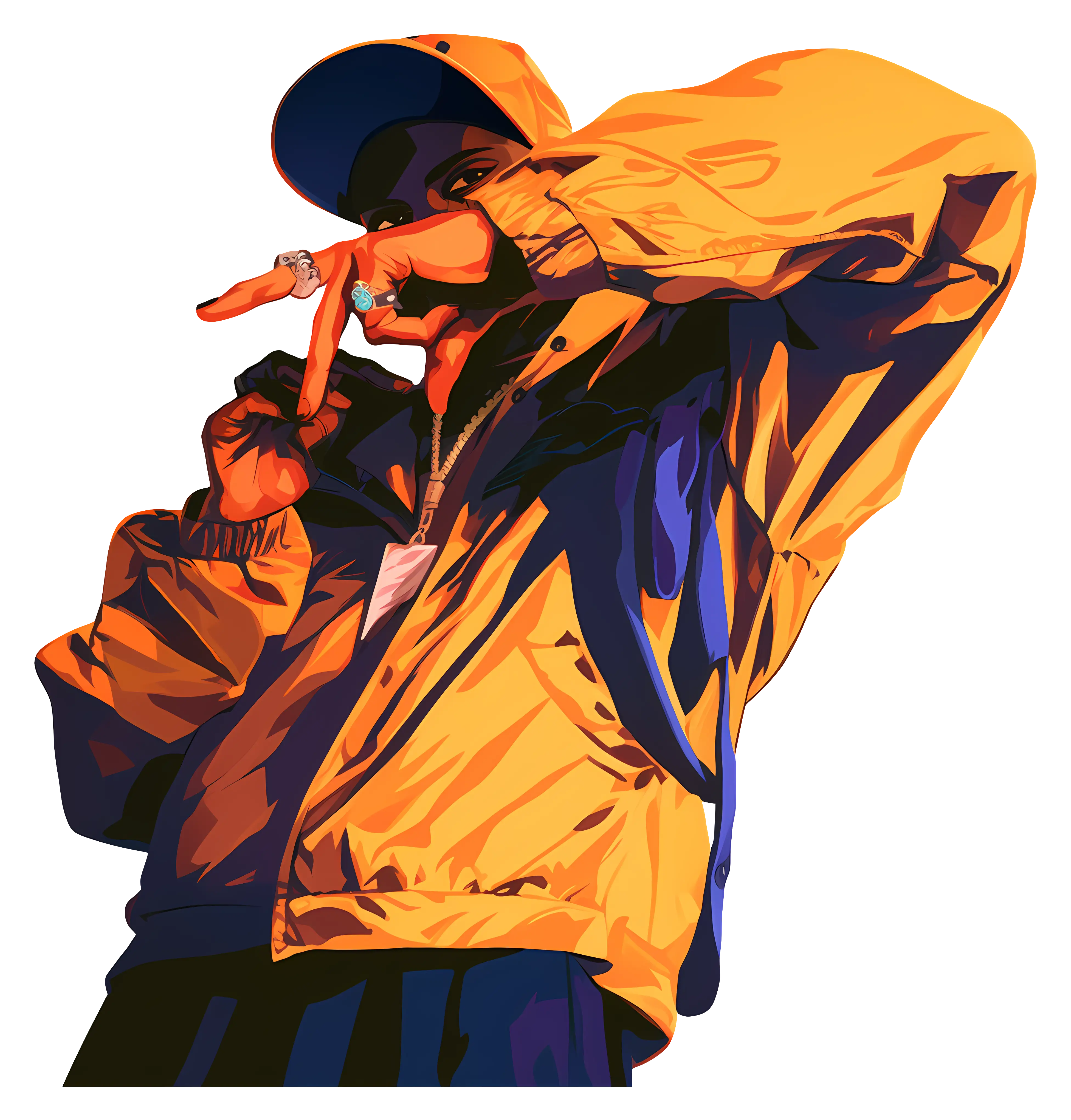Stylish Person in Cool Pose