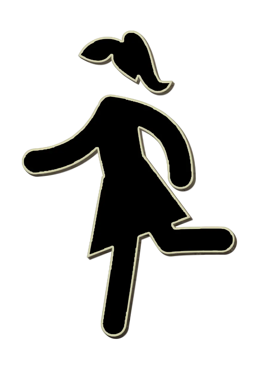 Girl Silhouette Icon