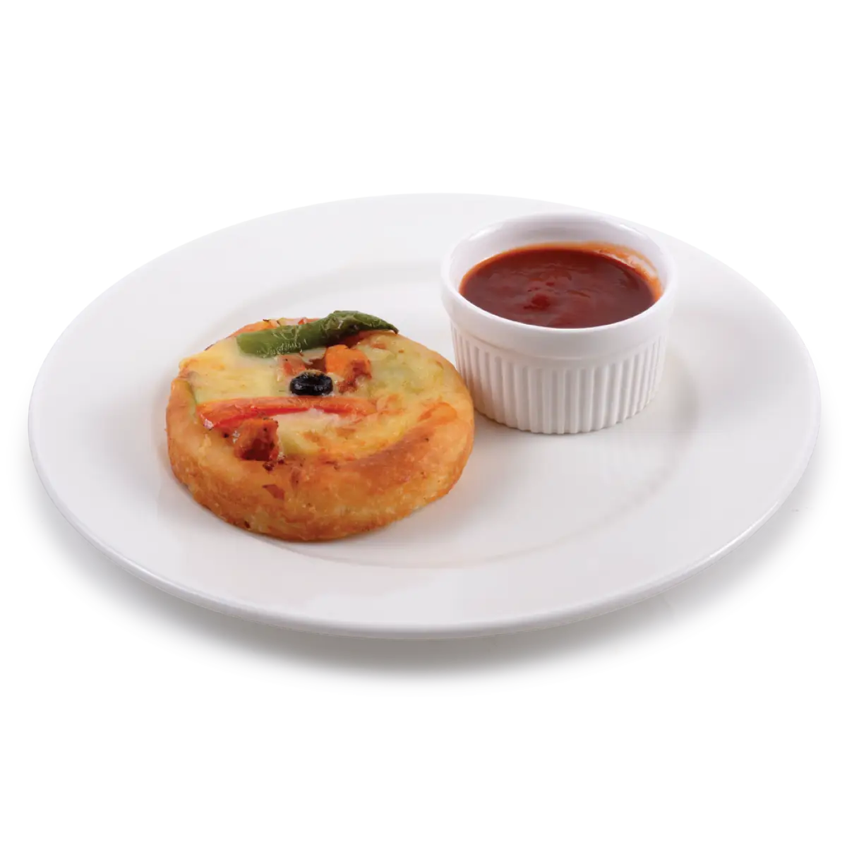 Delicious Food with Sauce on Plate