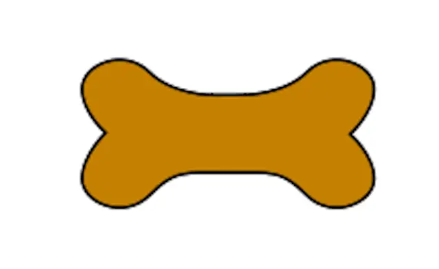 Dog Bone Cartoon