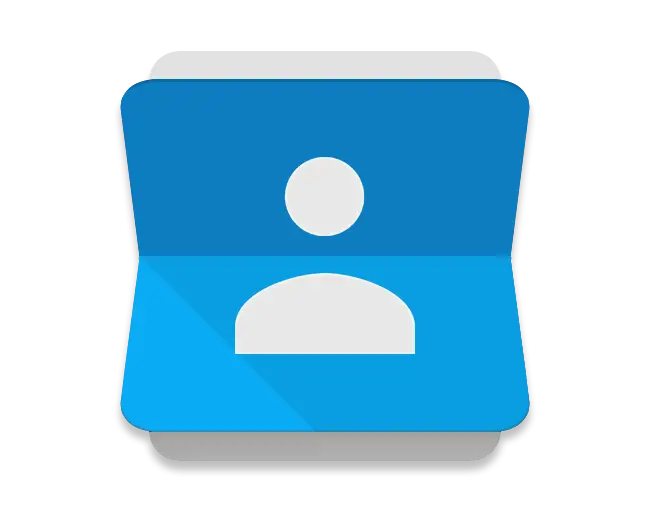 Blue Contact Profile Icon