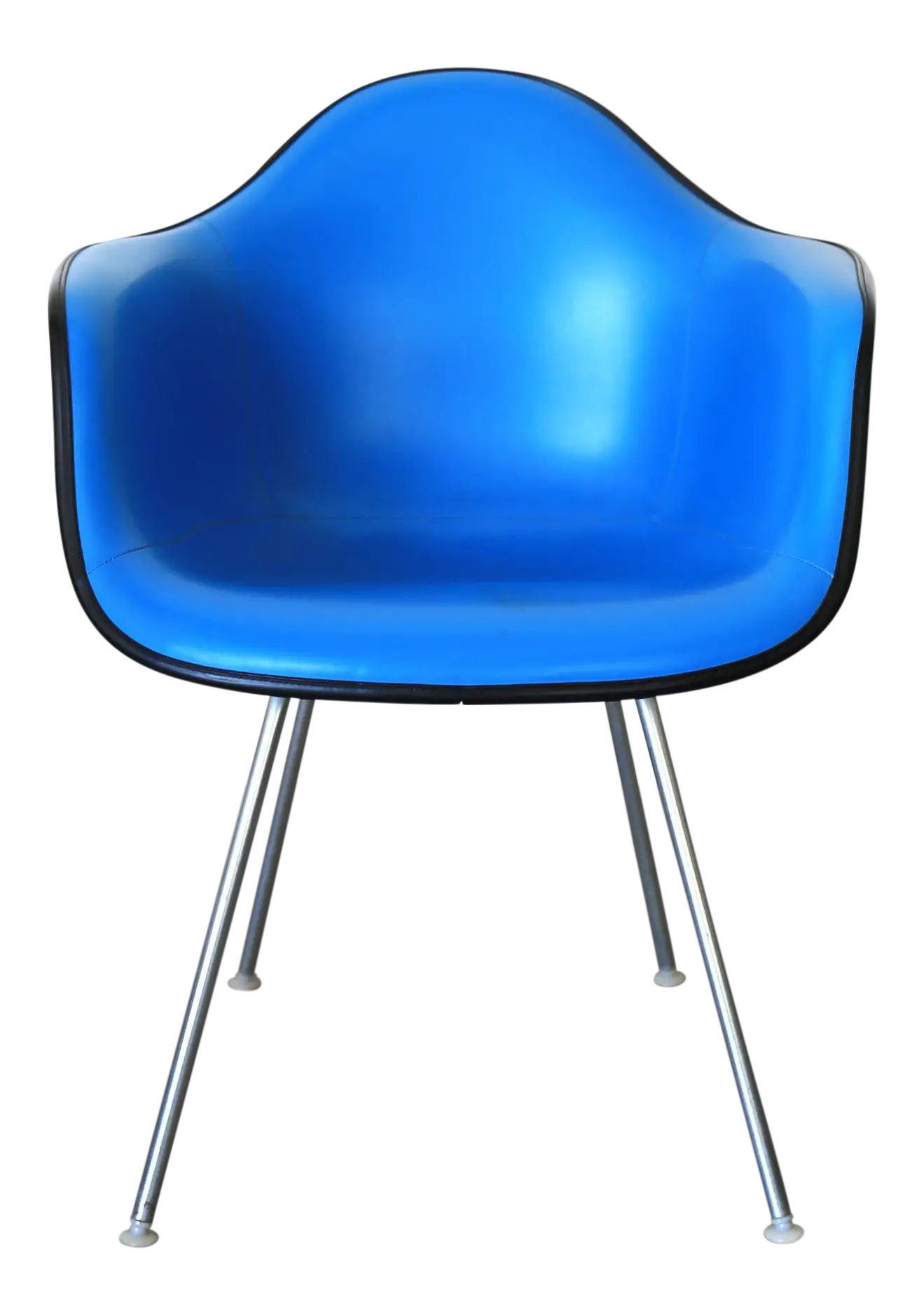Modern Blue Chair with Minimalistic Design