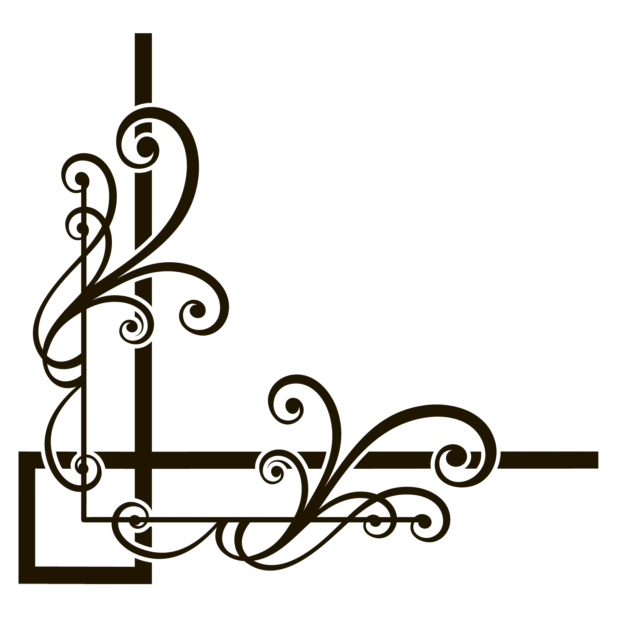 Floral Decorative Corner Design