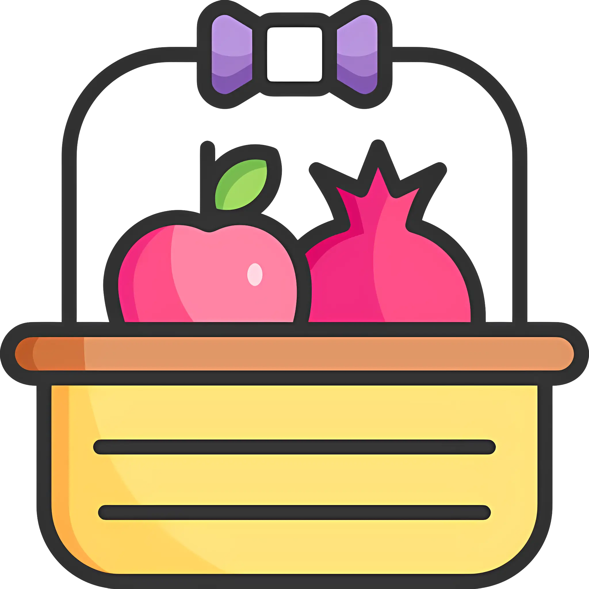 Fruit Basket Illustration
