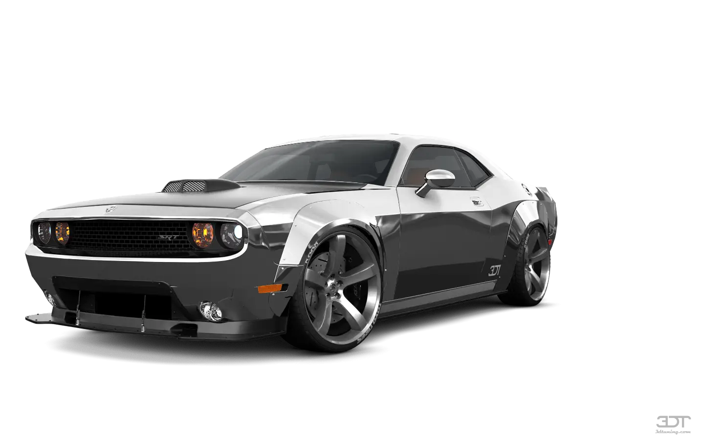 Black and White Modern Car