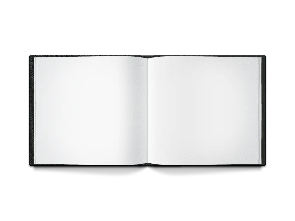 Open Blank Book