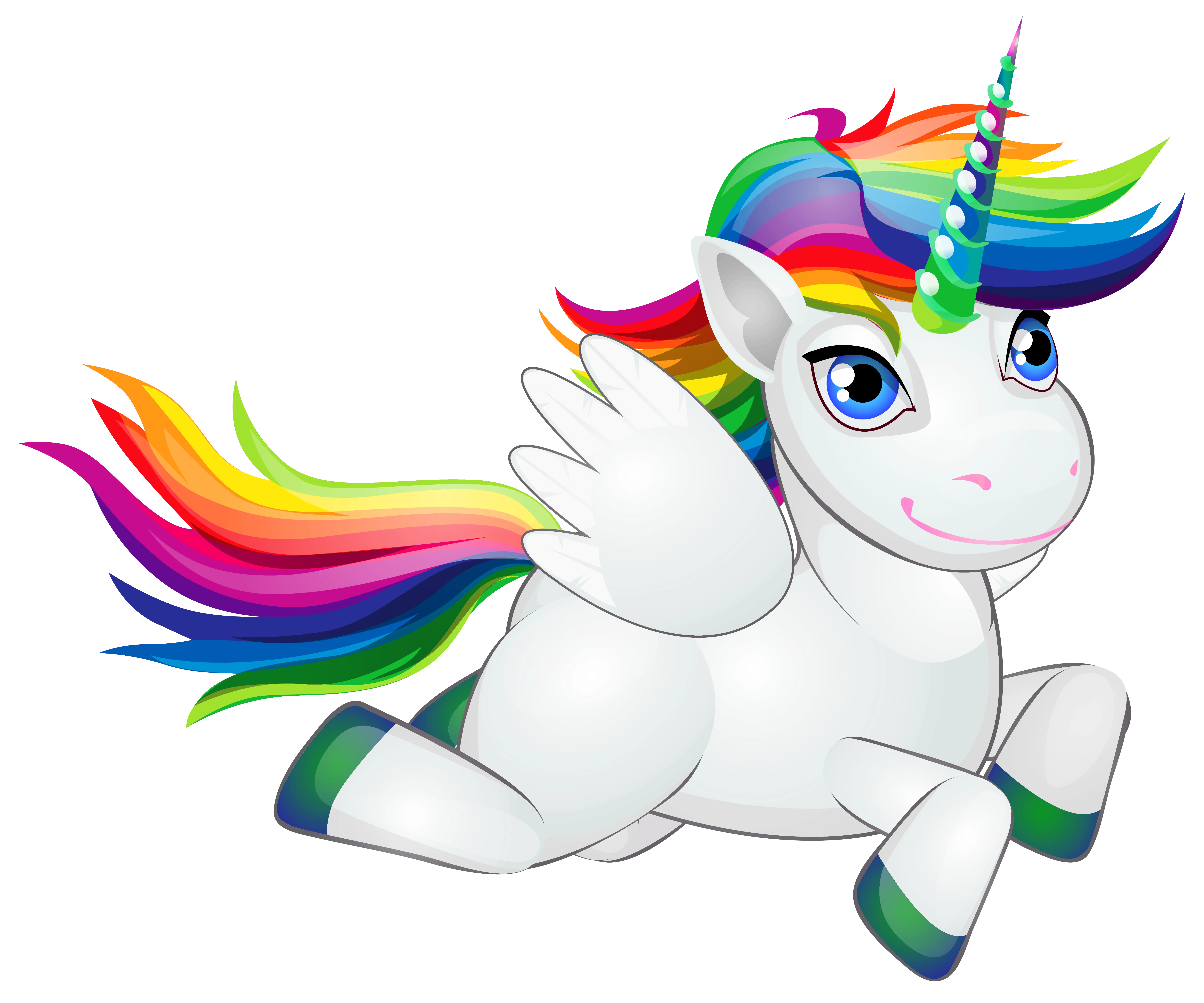 Rainbow Winged Unicorn