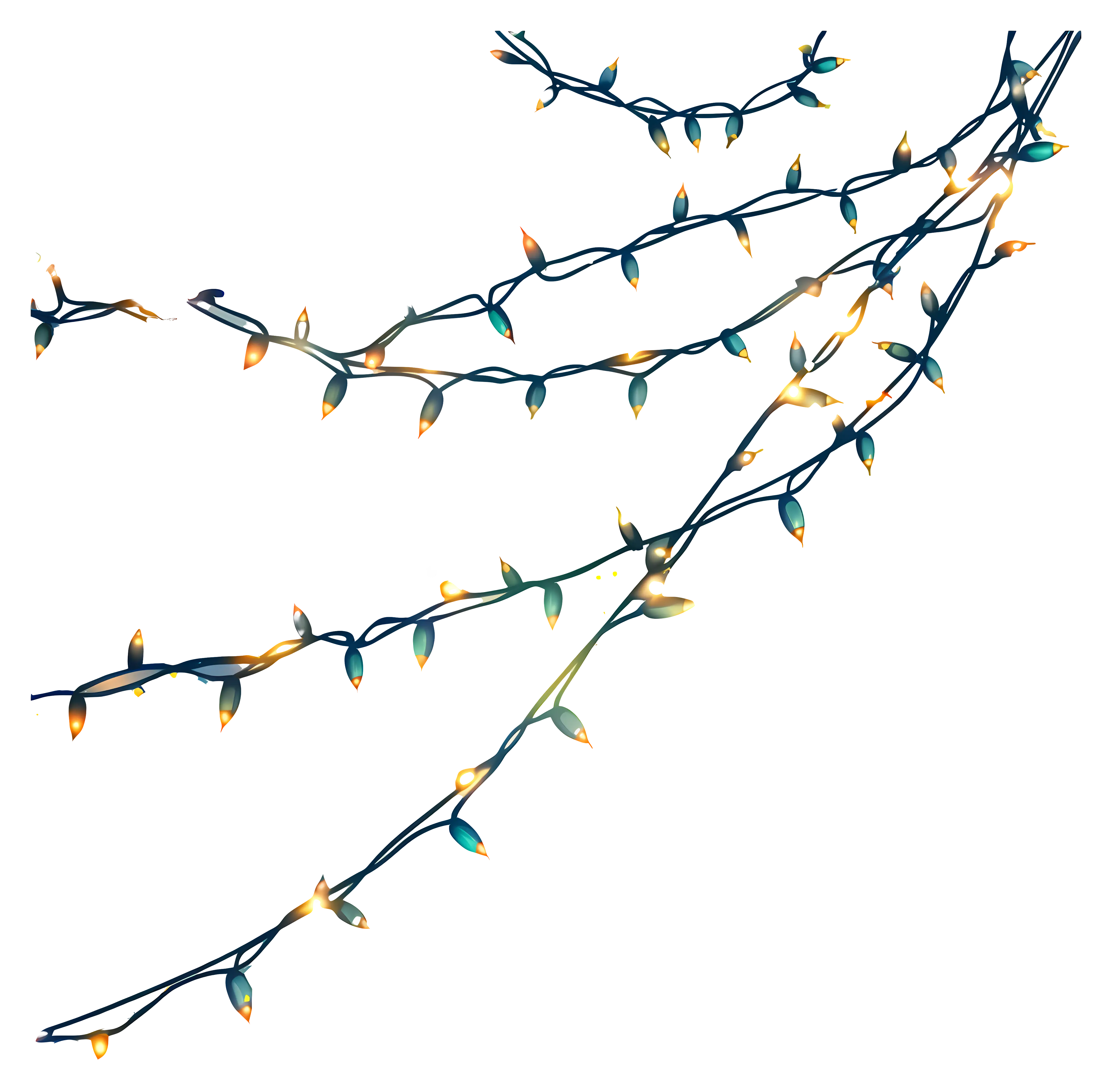 Warm String Lights for Festive Decoration