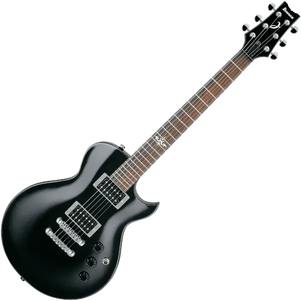 Black Electric Guitar with Modern Finish