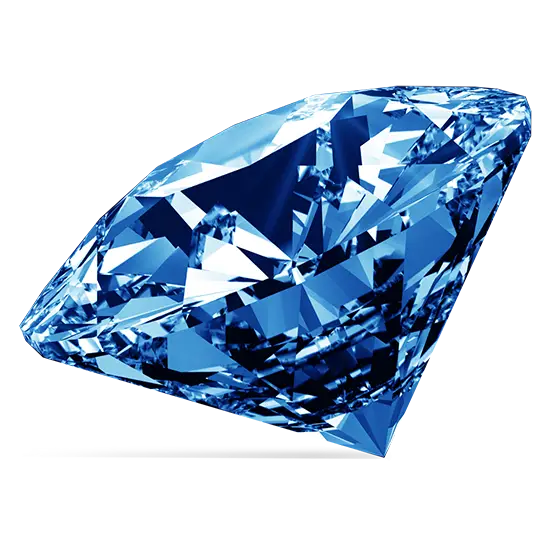 Shiny Blue Gemstone