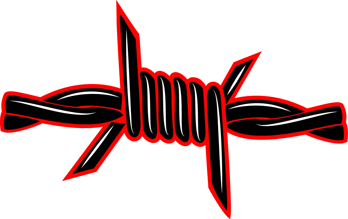Stylized Barbed Wire Illustration