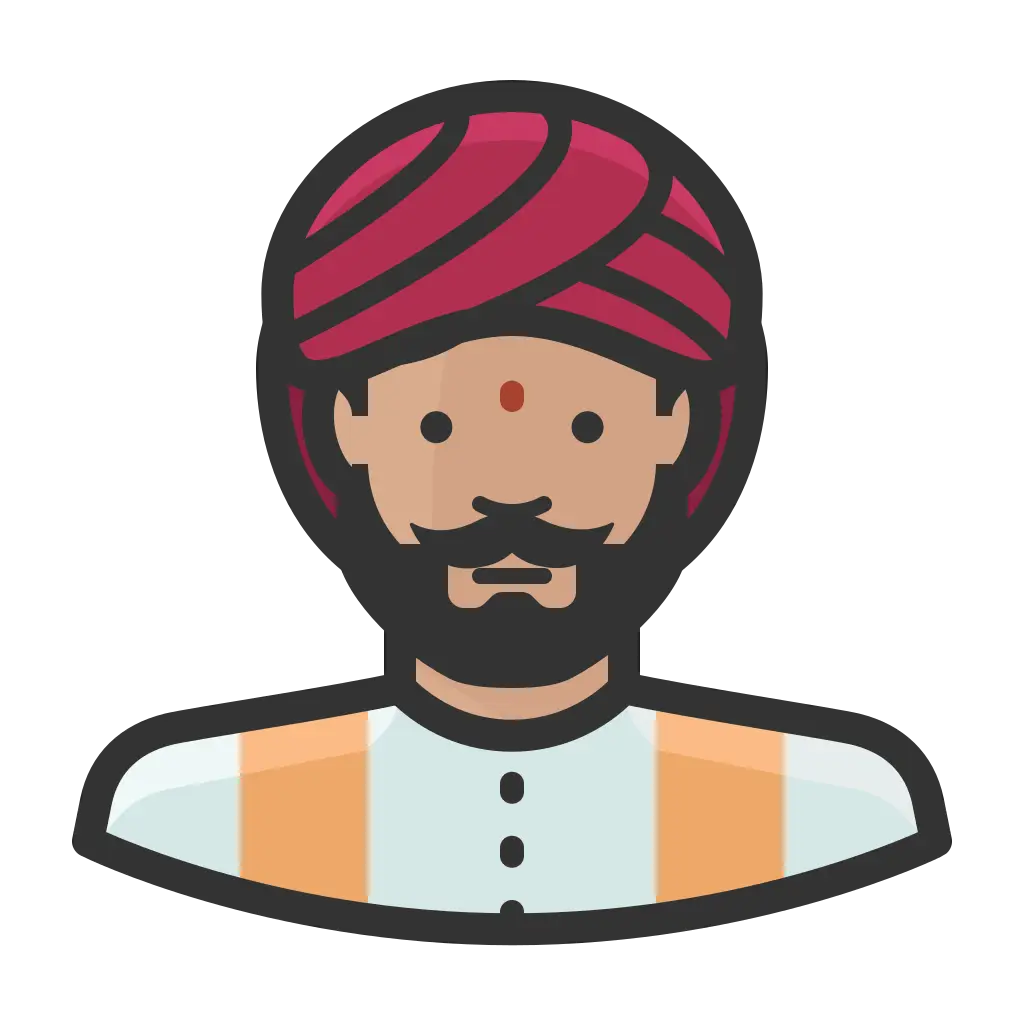 Man with Turban Illustration